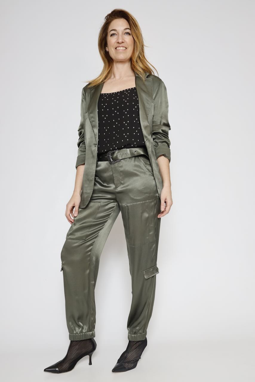 TOP ELJY PLAIN-NEGRO