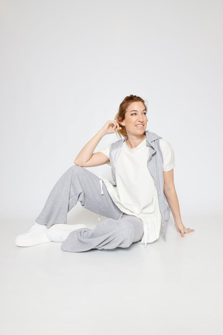 SUDADERA-CHALECO L855P26M3-GRIS