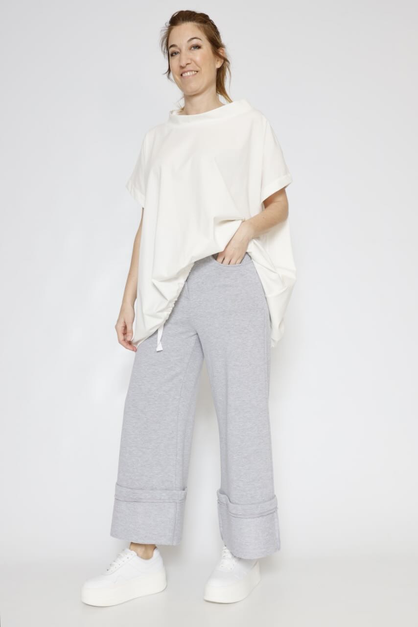 PANTALÓN FELPA GRIS P25DE211-GRIS