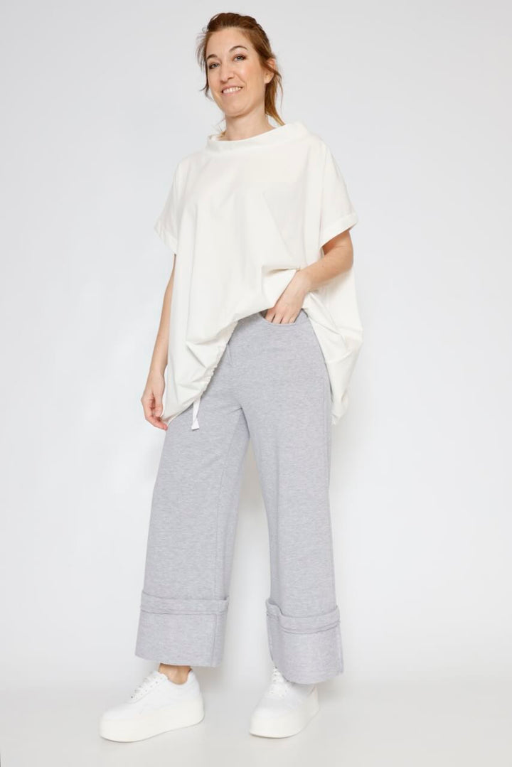 PANTALÓN FELPA GRIS P25DE211-GRIS