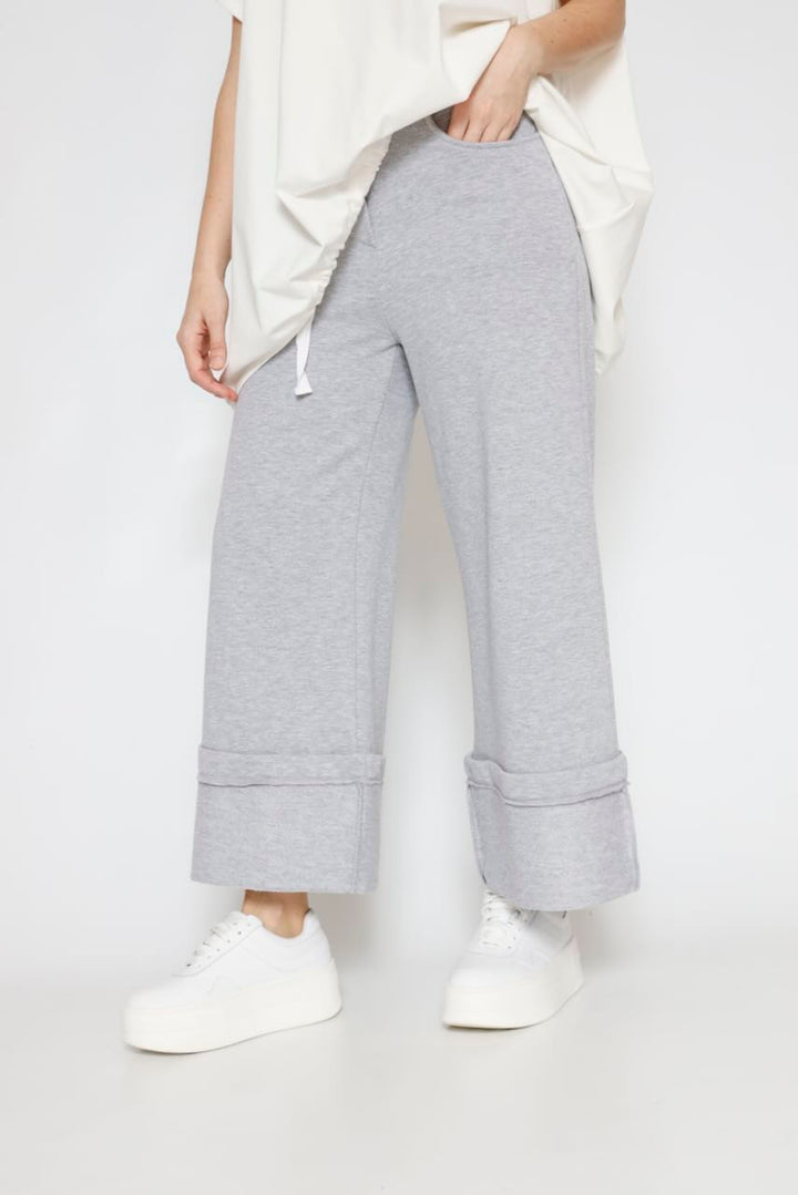 PANTALÓN FELPA GRIS P25DE211-GRIS
