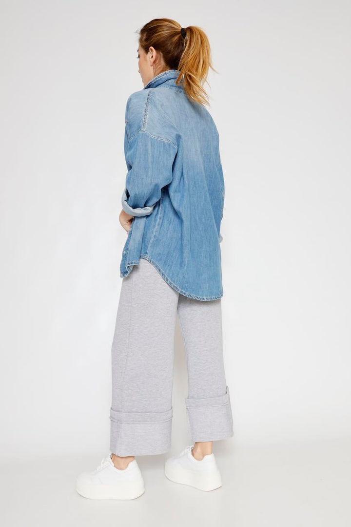 CAMISA -CHAQUETA BY10226-BLU DENIM