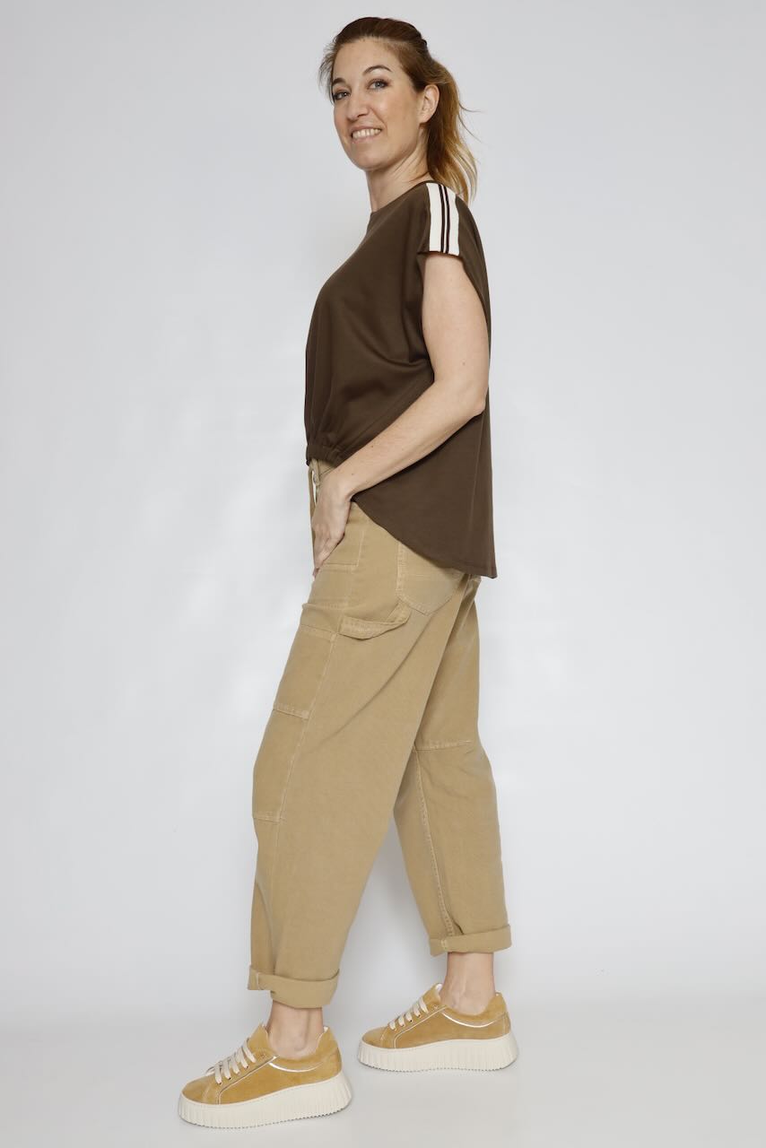 BLUSA 63-2107-MARRON