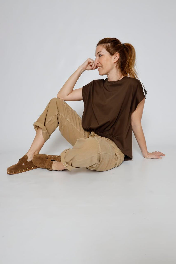 BLUSA 63-2107-MARRON