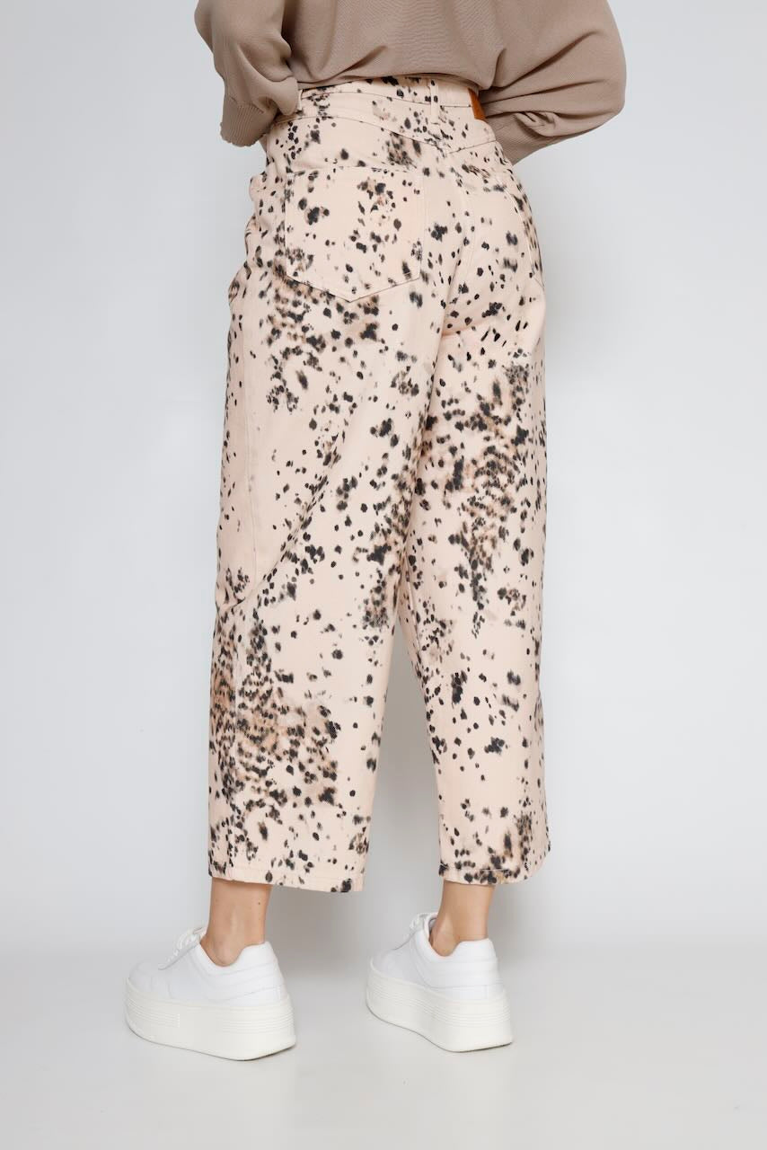 PANTALÓN P3POEAAC20-BEIGE/NEGRO