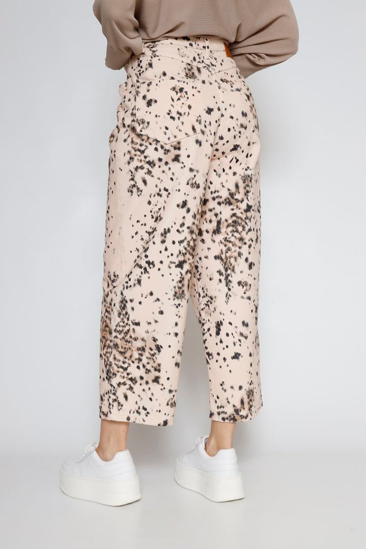 PANTALÓN P3POEAAC20-BEIGE/NEGRO