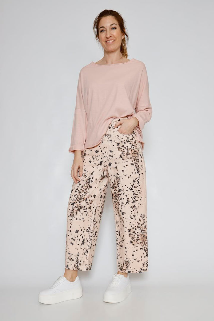 PANTALÓN P3POEAAC20-BEIGE/NEGRO