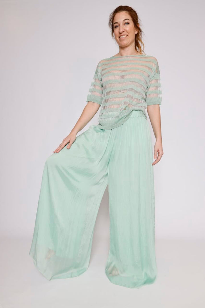 PANTALÓN BY10225-VERDE AGUA