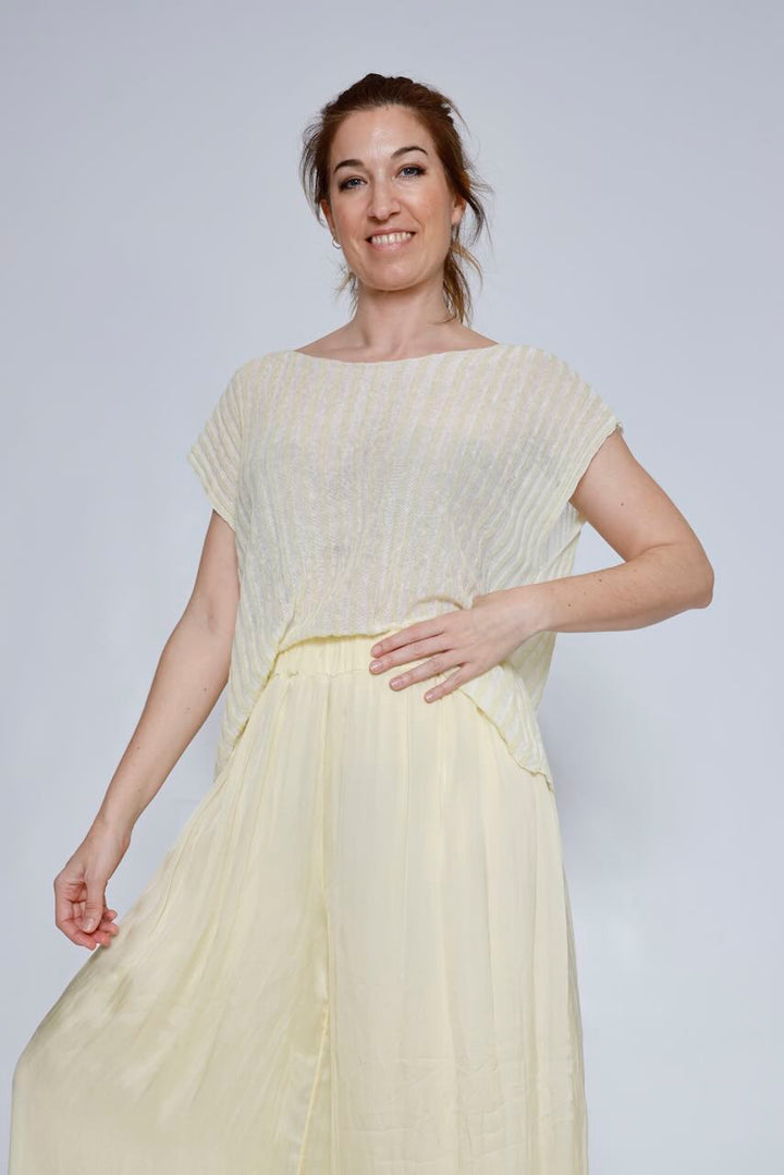 TOP O CAMISETA BY10029-AMARILLO