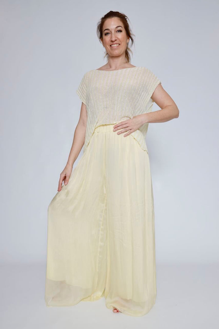 TOP O CAMISETA BY10029-AMARILLO