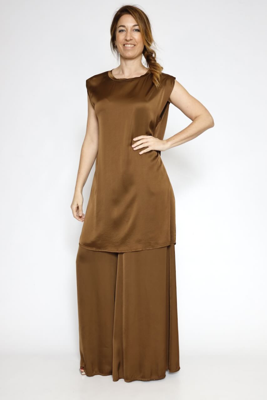 VESTIDO BY10261-MARRON