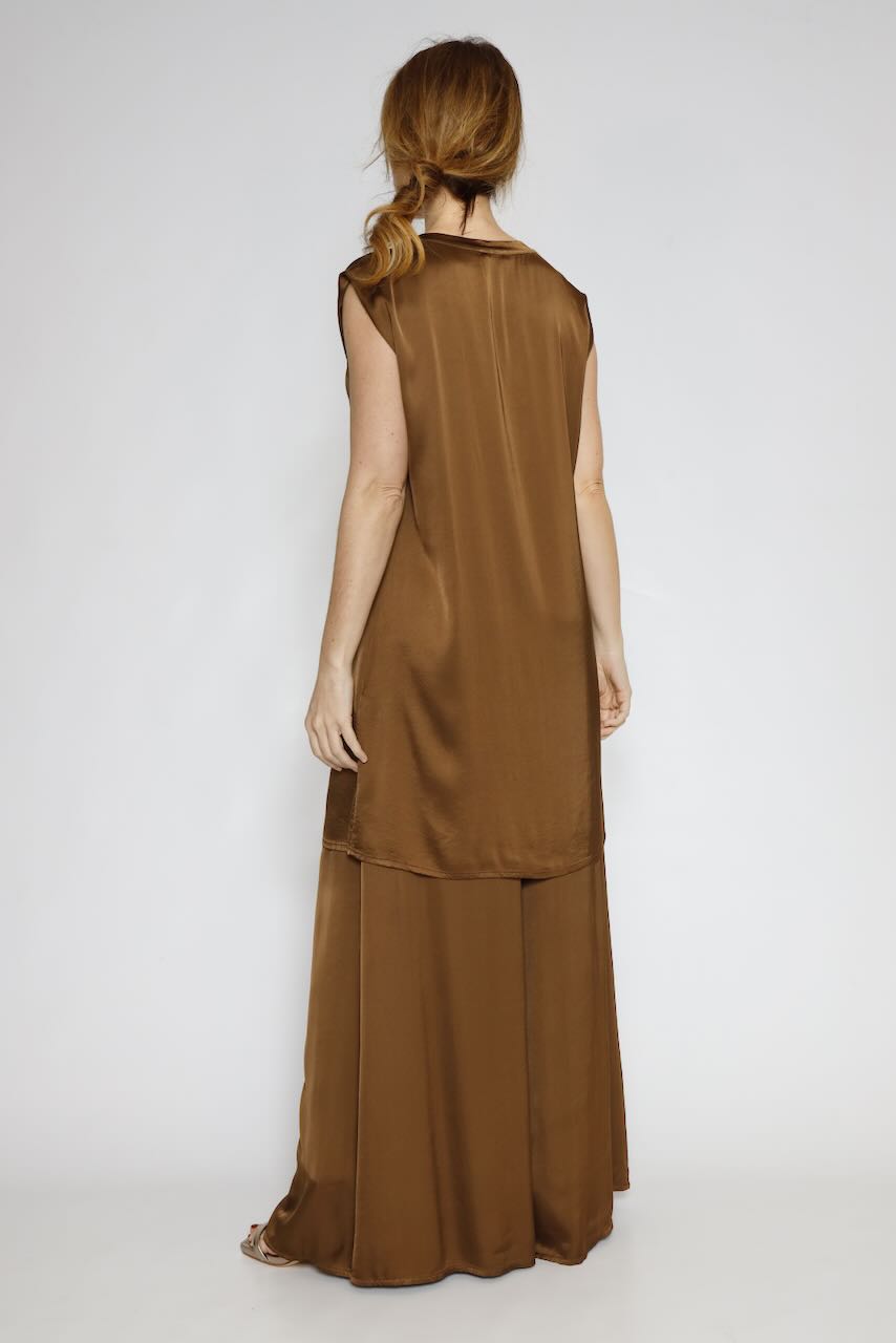 VESTIDO BY10261-MARRON