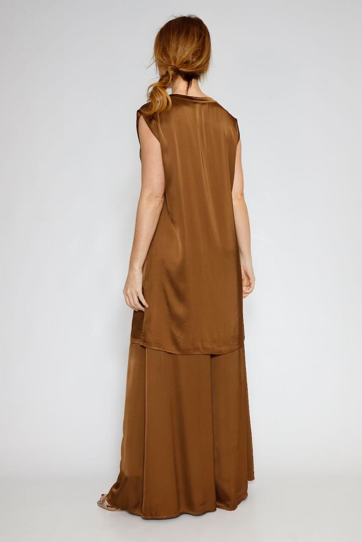 VESTIDO BY10261-MARRON