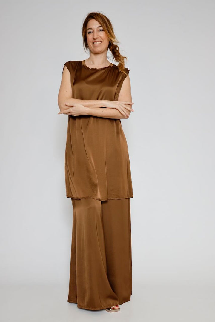 PANTALON BY10269-MARRON