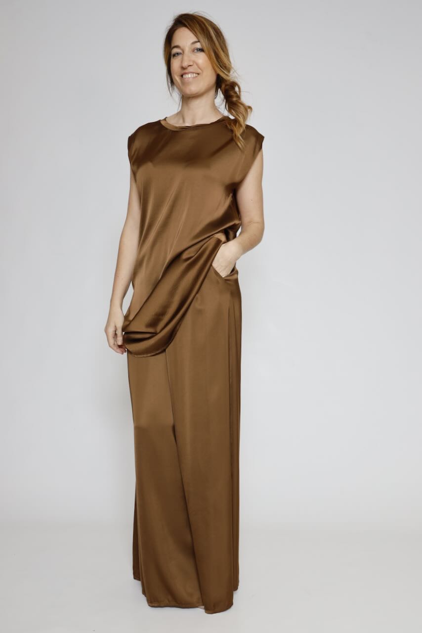 PANTALON BY10269-MARRON