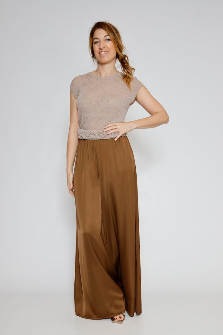 PANTALON BY10269-MARRON