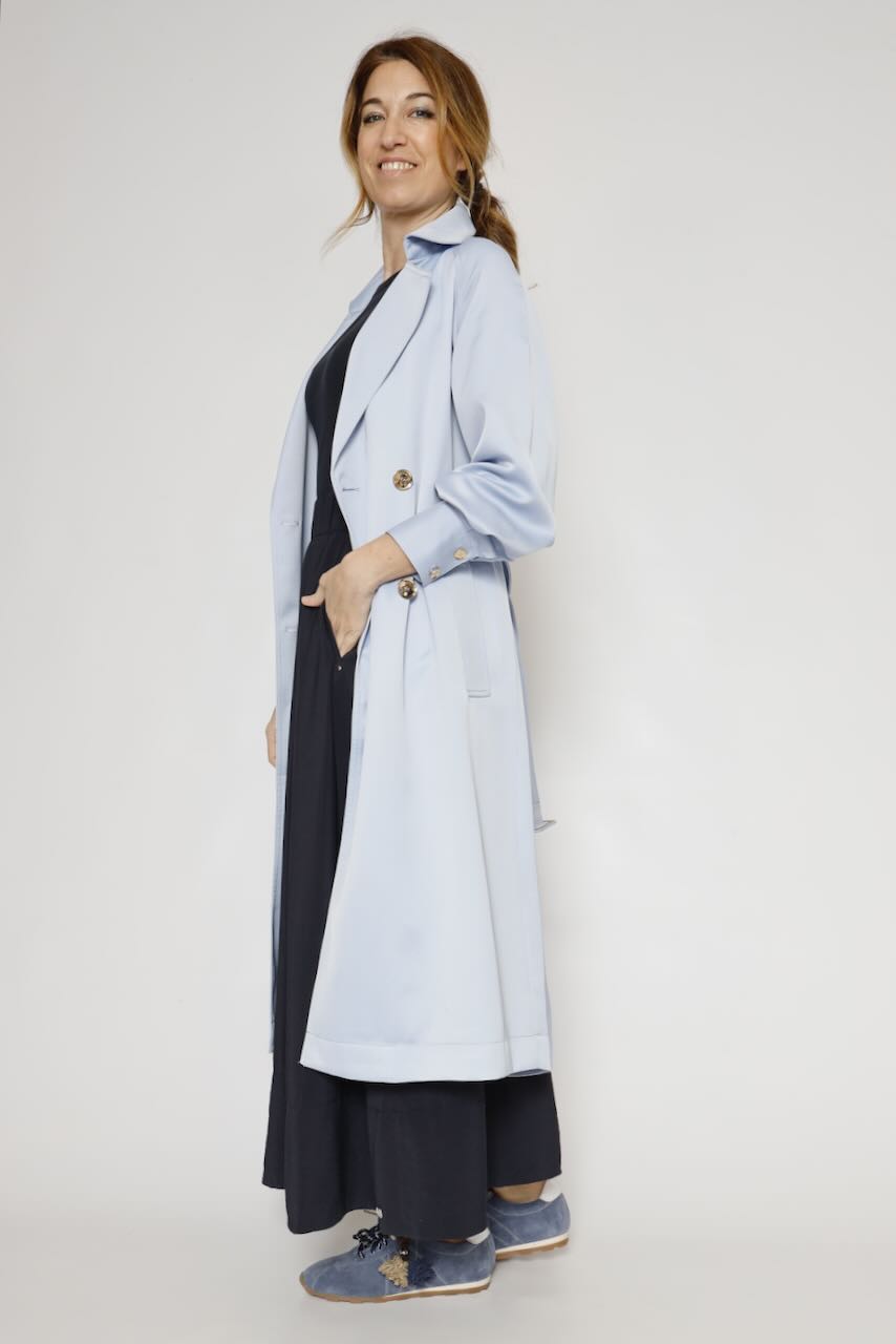 GABARDINA SC7003W41101-AZUL CIELO