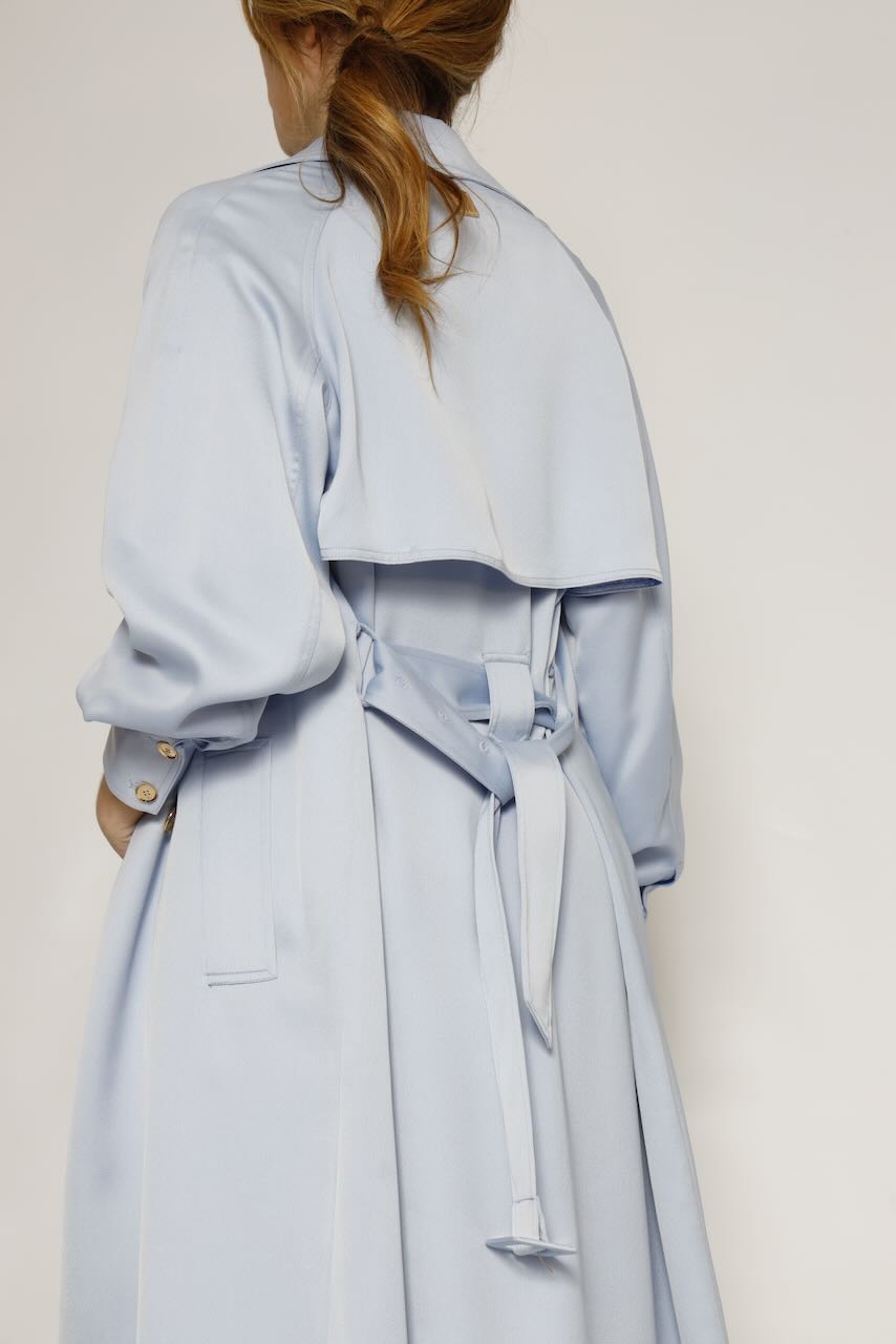 GABARDINA SC7003W41101-AZUL CIELO