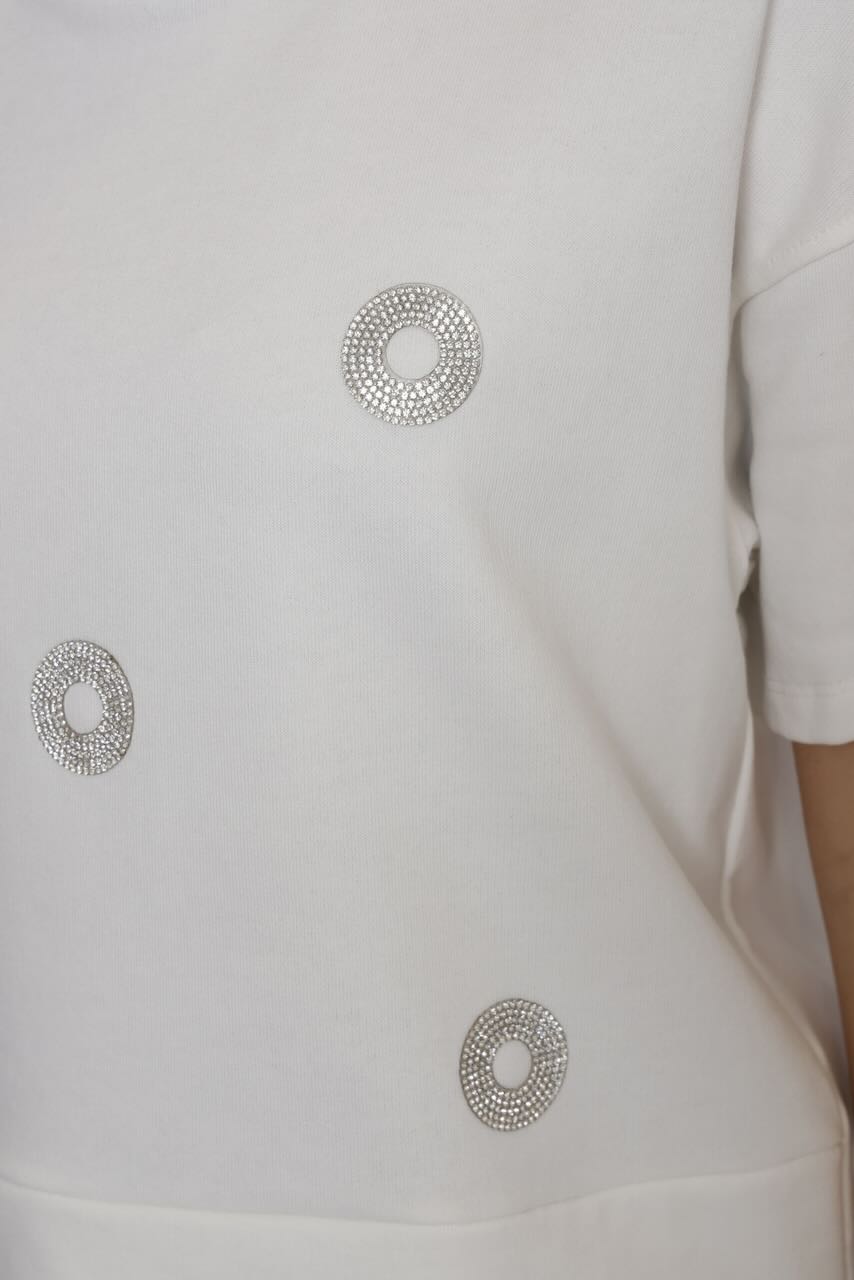 CAMISETA  P25MF415-LATTE