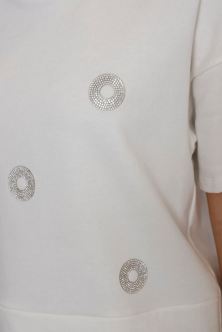 CAMISETA  P25MF415-LATTE