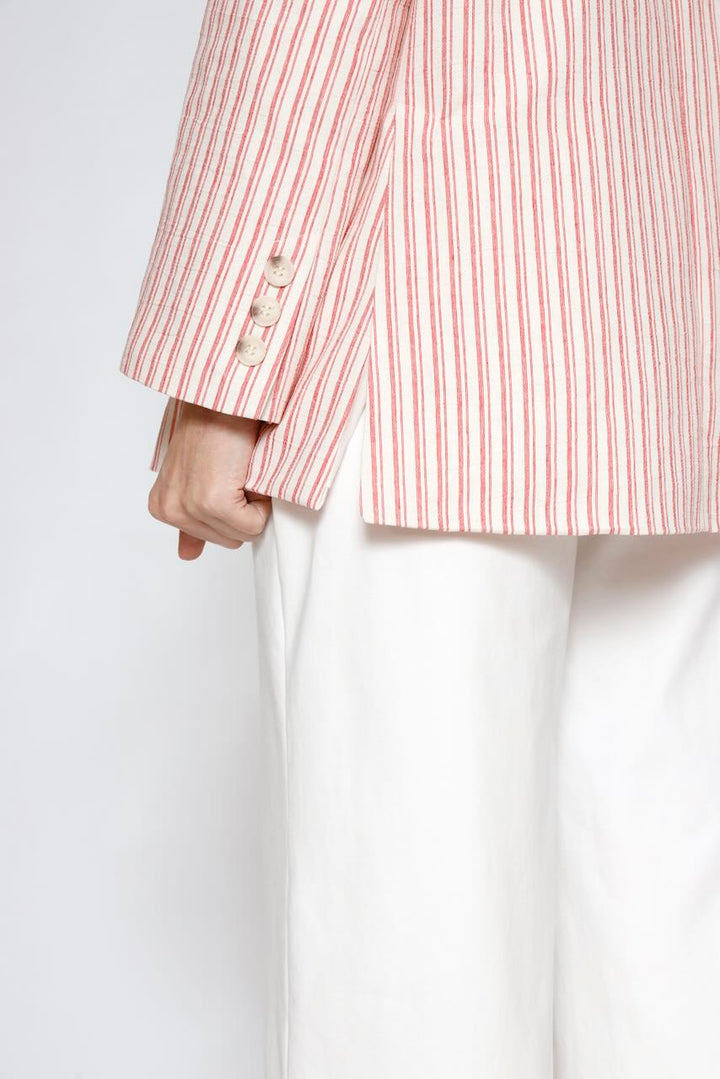 CHAQUETA BY10296-BLANCO/ROJO