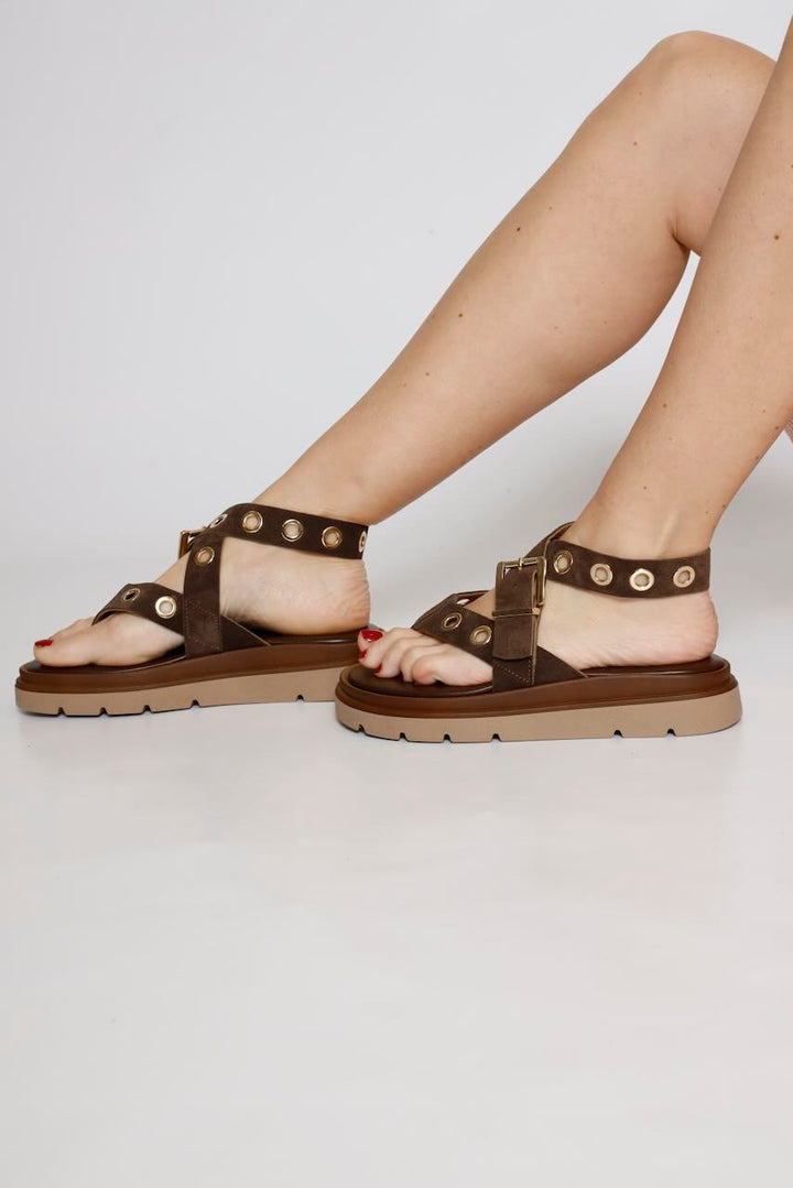 SANDALIA 87899-MARRON