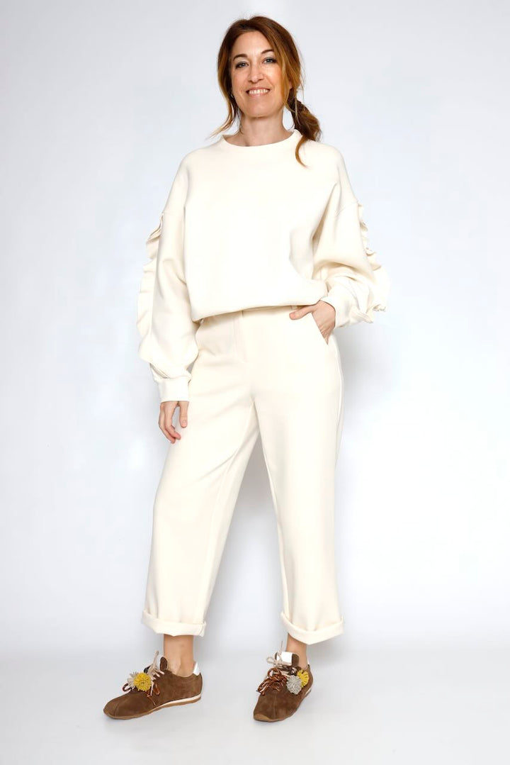 SUDADERA P26CI401-LATTE