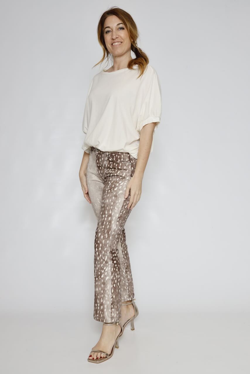PANTALÓN P0XBECVC97-MARRON