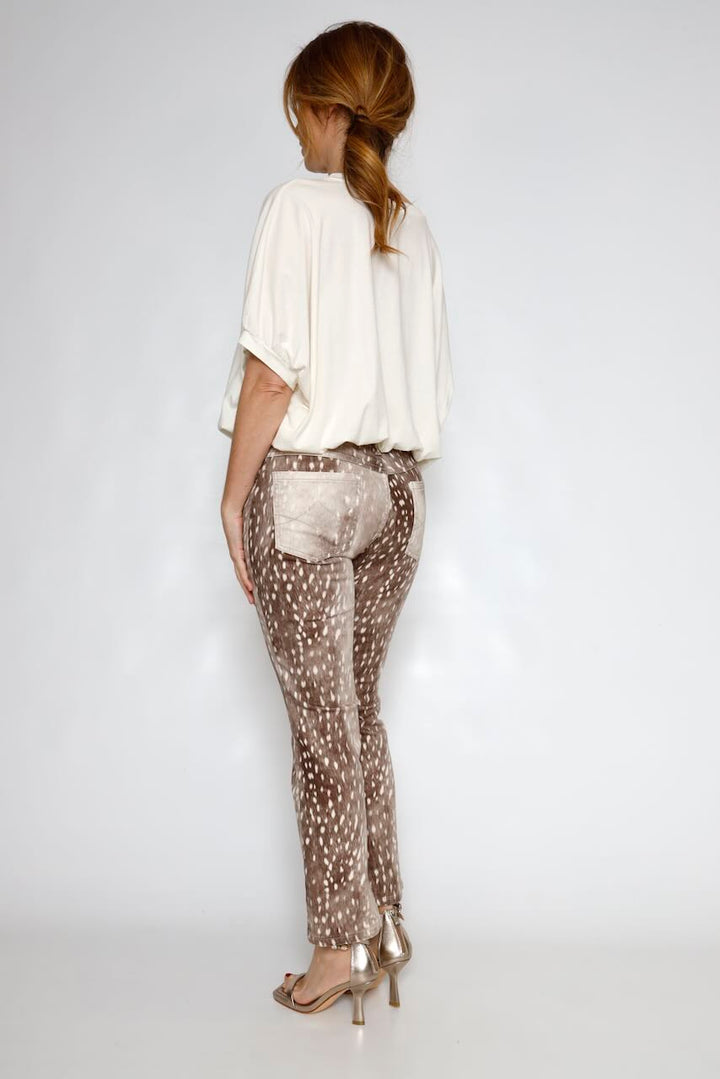 PANTALÓN P0XBECVC97-MARRON
