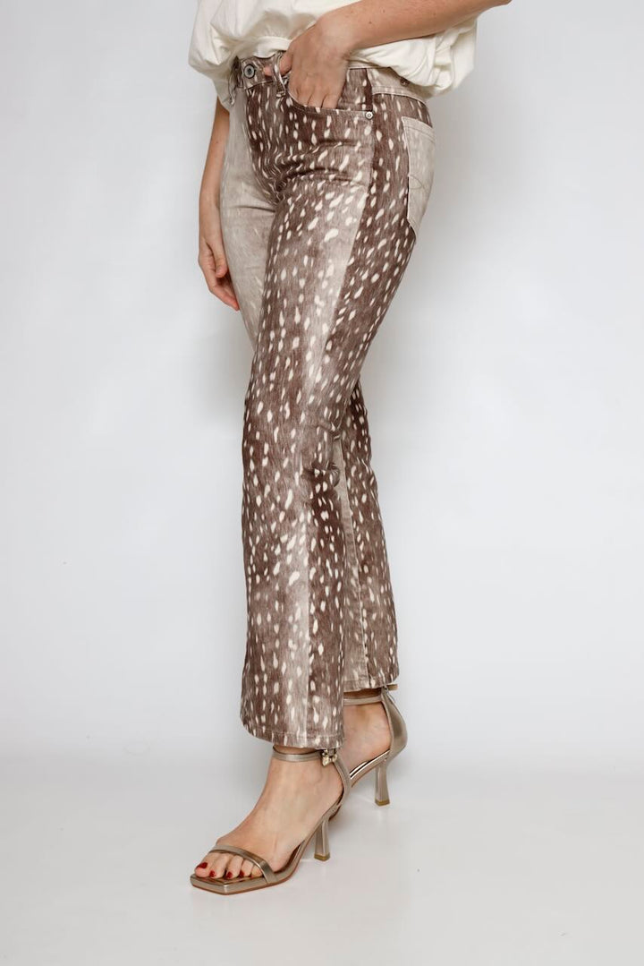PANTALÓN P0XBECVC97-MARRON