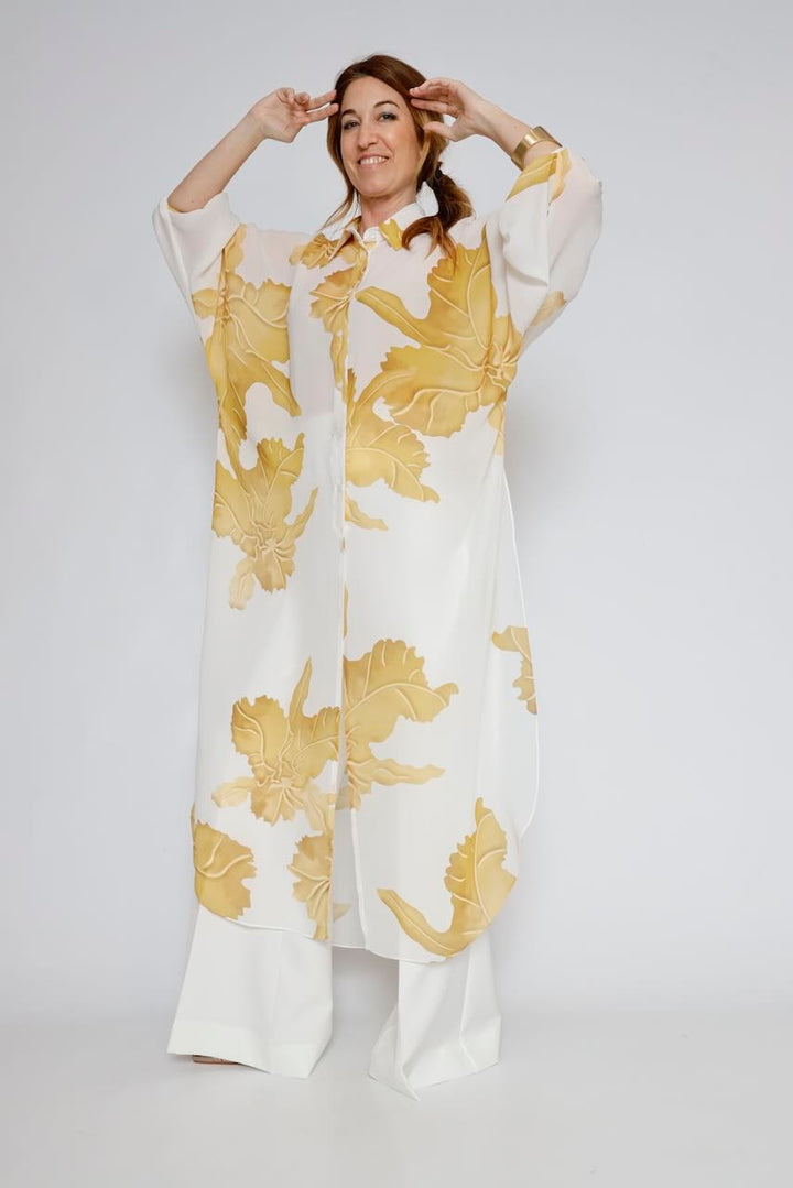 VESTIDO 63-7056-BLANCO/AMARILLO