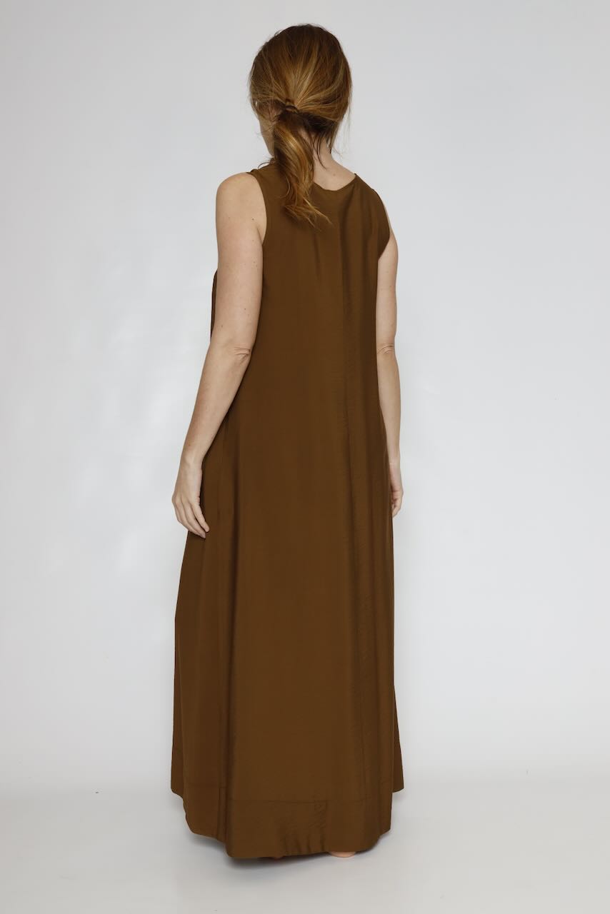 VESTIDO 63-3425-MARRON