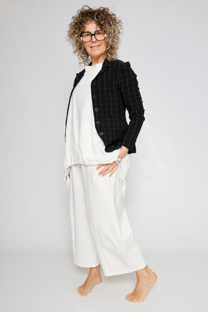 PANTALON BLANCO PUNTO ROMA P5YM14-BLANCO