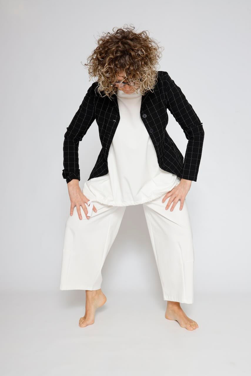 PANTALON BLANCO PUNTO ROMA P5YM14-BLANCO