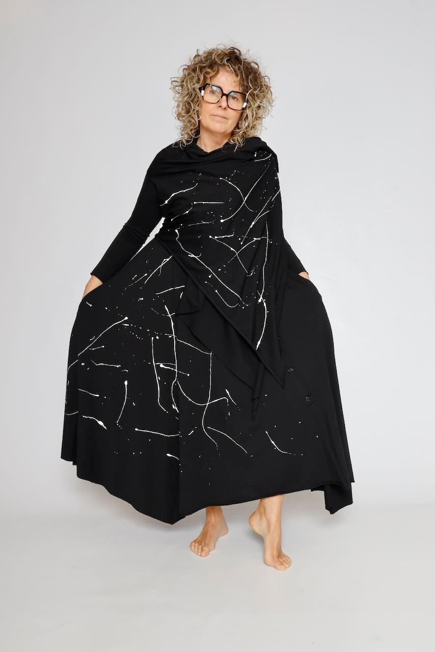 VESTIDO P6BM6294-NEGRO