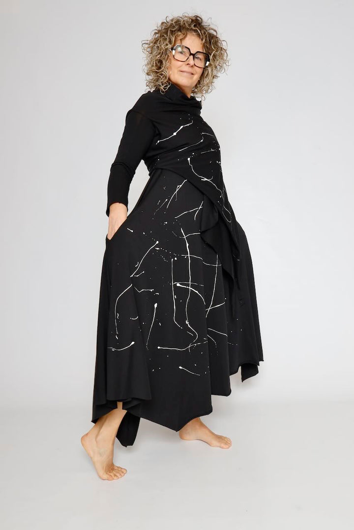 VESTIDO P6BM6294-NEGRO