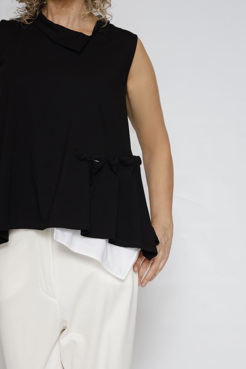 CAMISETA P4UT0861-NEGRO