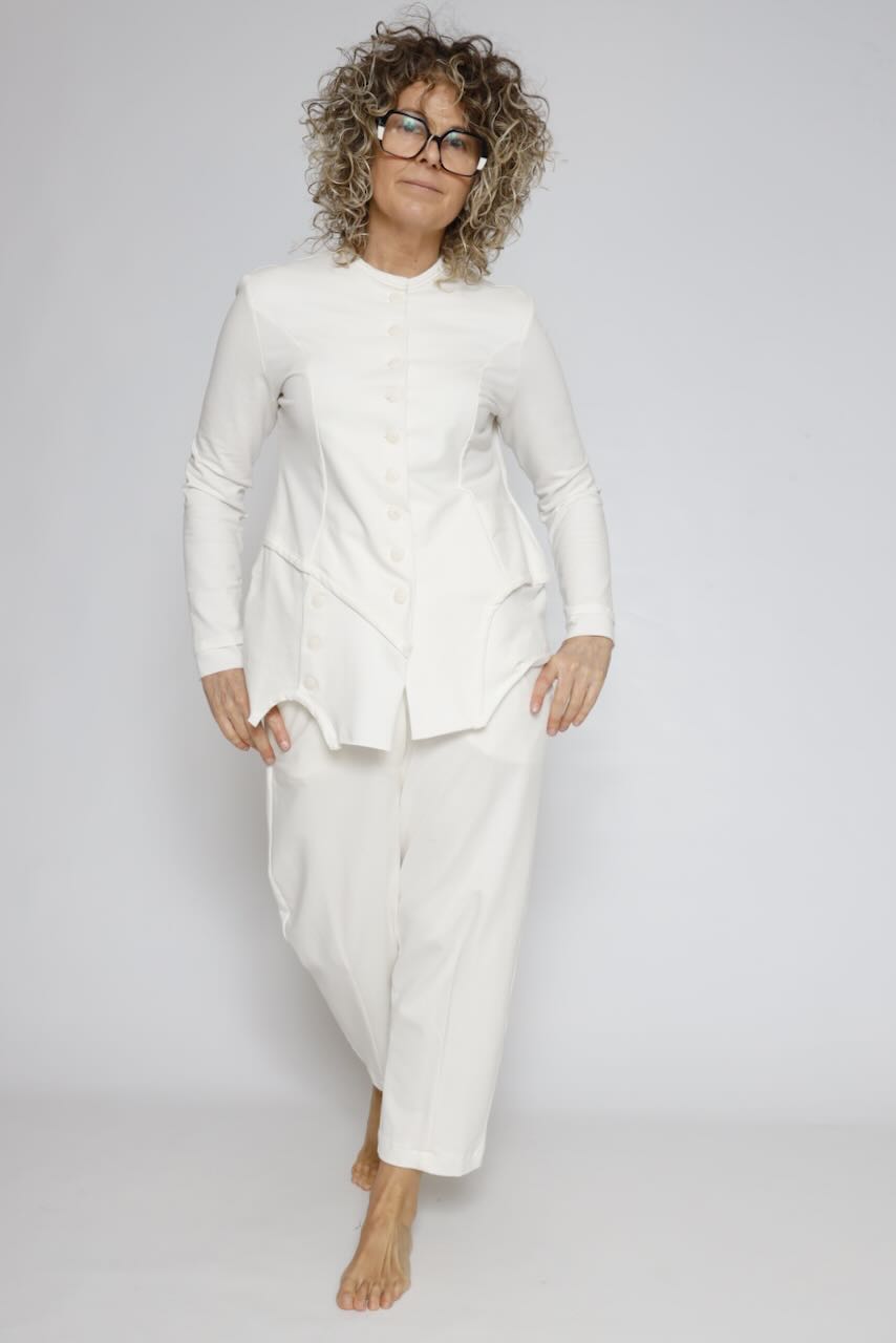 CHAQUETA BOTONES P6UU0188-LATTE