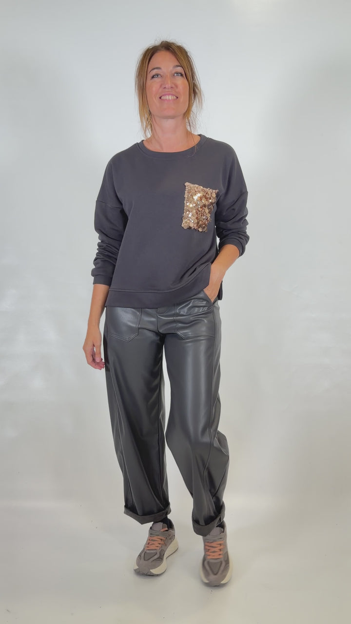 SUDADERA ANTRACITA 12327