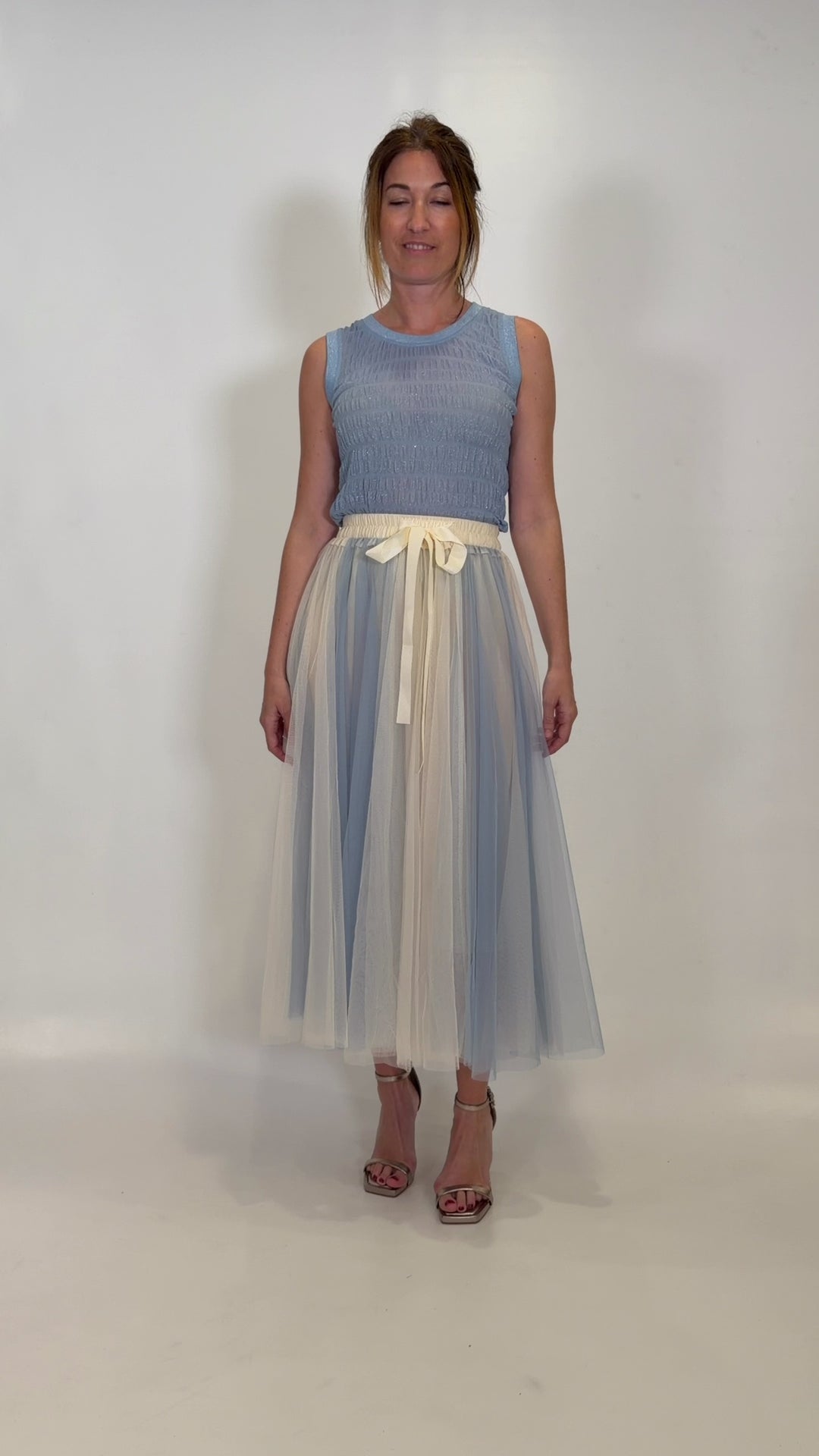 FALDA G9990015V-CELESTE