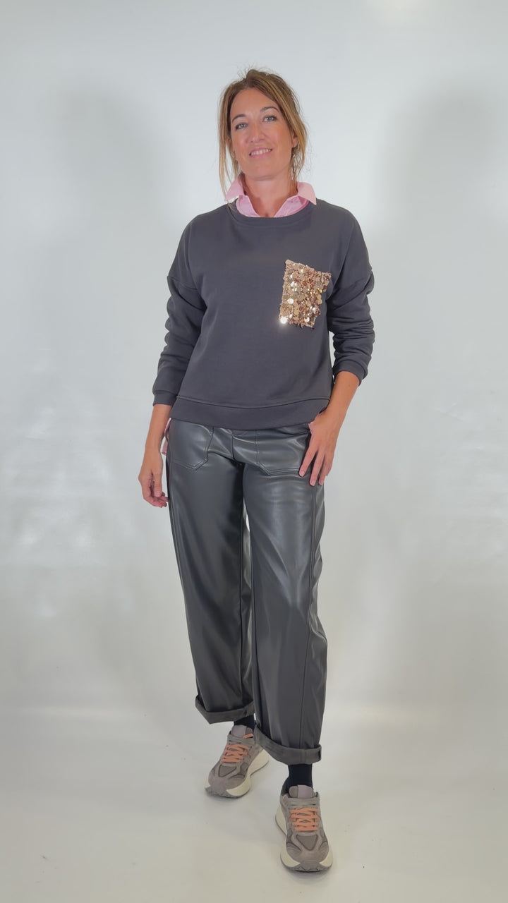 SUDADERA ANTRACITA 12327
