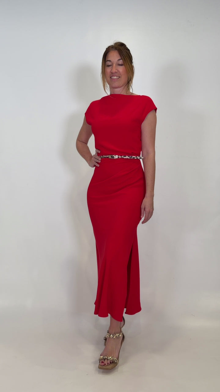 VESTIDO AGAPLHX-ROJO