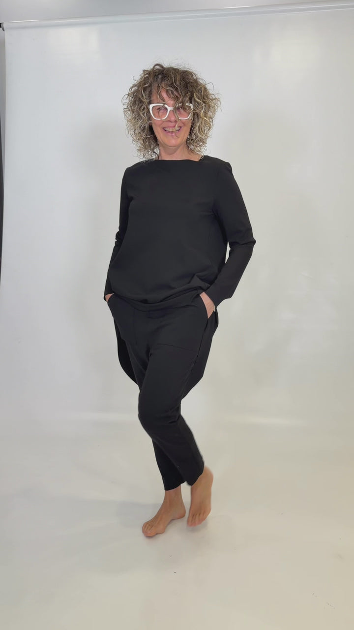PANTALÓN A25ES222-NEGRO