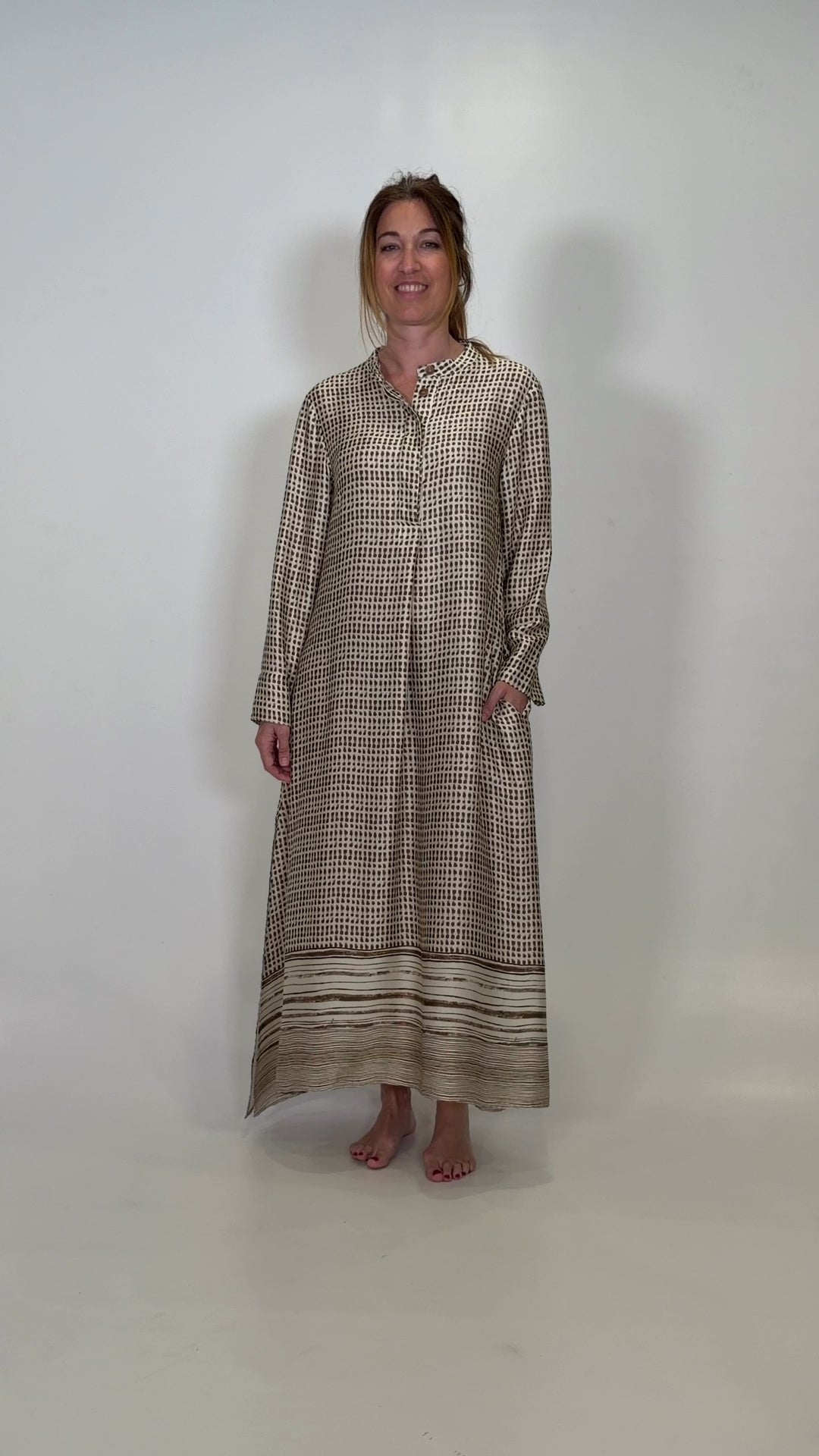 VESTIDO P26YW602-MARRON